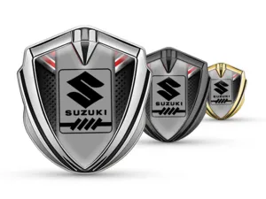 Suzuki Emblème Métal Insigne Pro Style Acier Inox